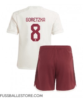 Günstige Bayern Munich Leon Goretzka #8 3rd trikot Kinder 2023-24 Kurzarm (+ Kurze Hosen)